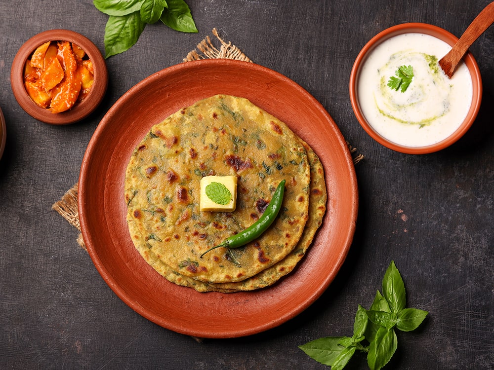 Indian Times vegetable paratha